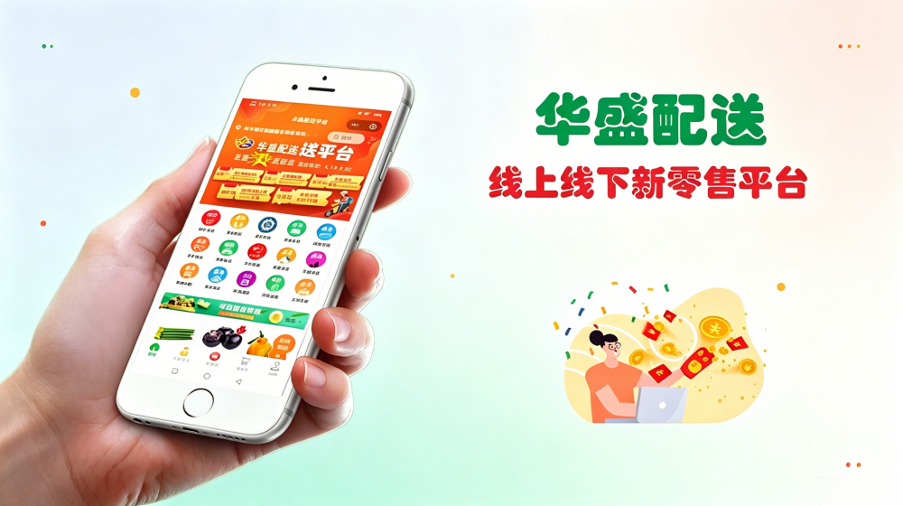华盛配送平台｜同城跑腿配送管理系统